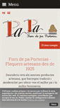 Mobile Screenshot of forndepaporterias.com